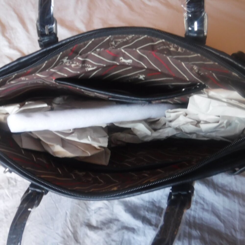 Montana West Womens Black Shoulder Tote Purse New - Picture 11 of 16